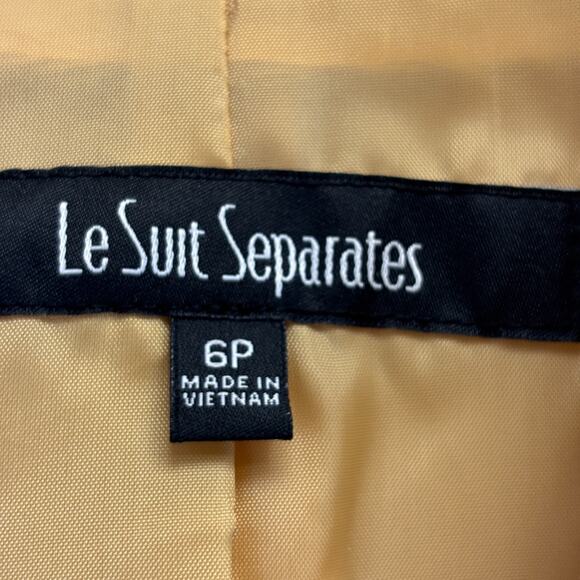 Le Suit Petite Womens Classic Corpcore Career Blazer Jacket 6P Professional NWT - Picture 3 of 10